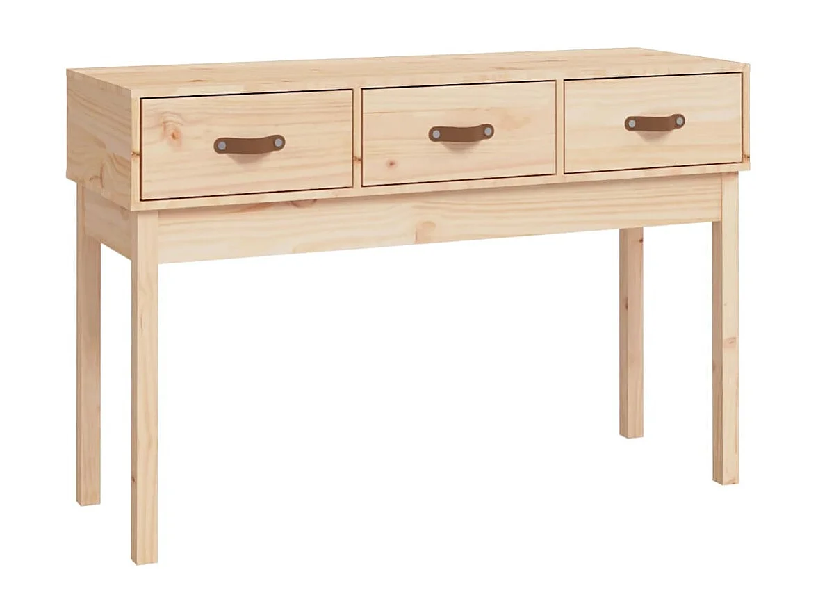 Table console 114x40x75 cm Bois massif de pin