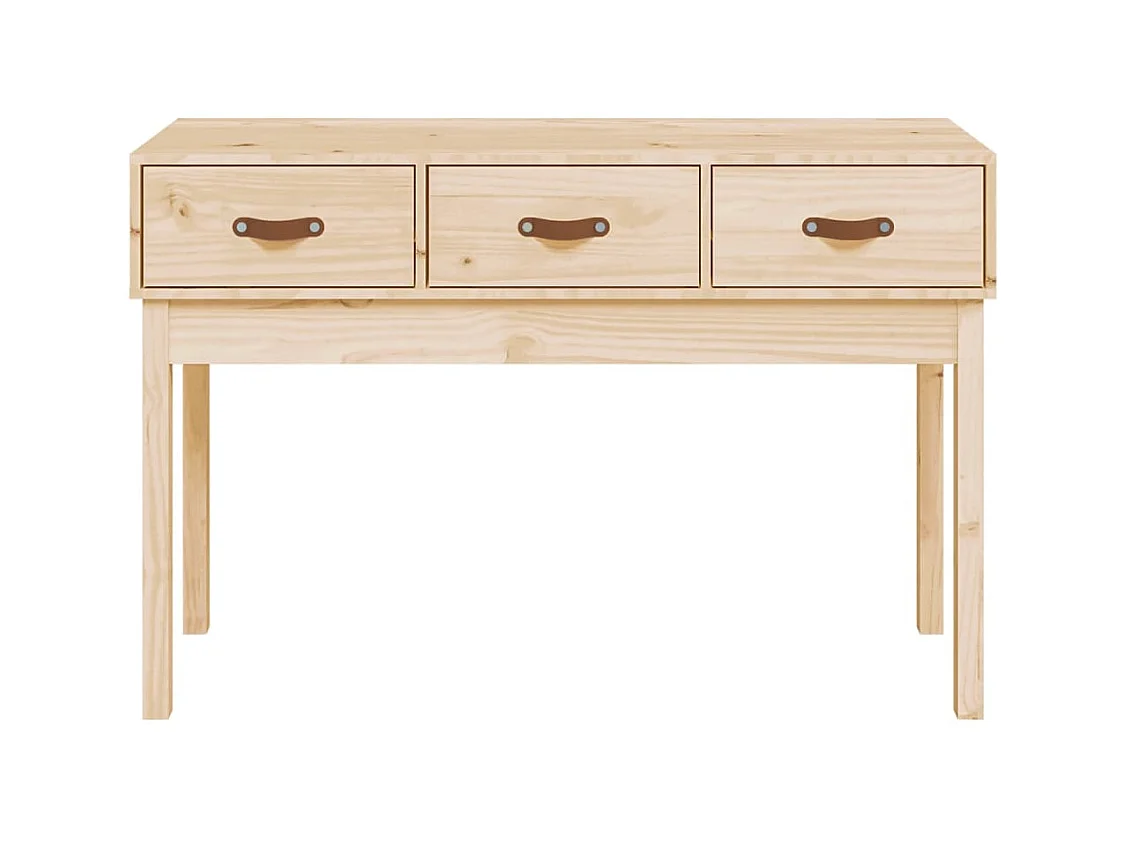 Mesa consola 114x40x75 cm madeira de pinho maciço