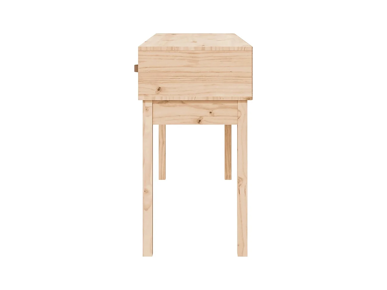 Mesa consola 114x40x75 cm madeira de pinho maciço