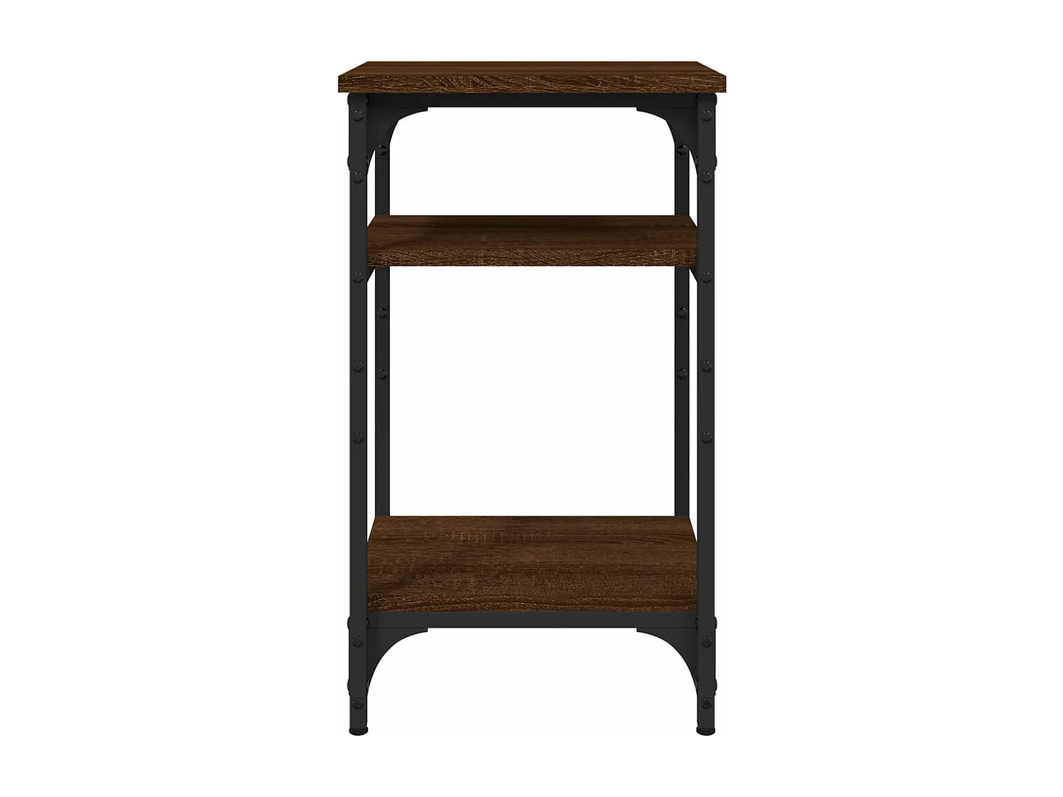 Table d'appoint Chêne marron 35x30x60 cm Bois d'ingénierie