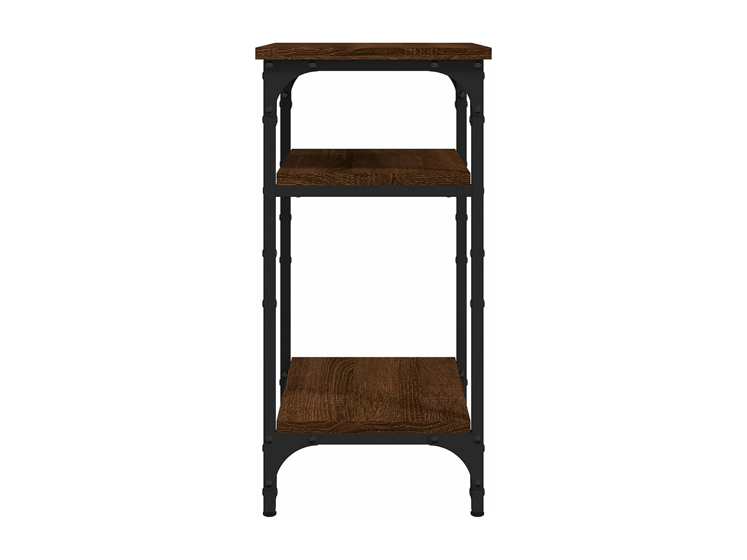 Table d'appoint Chêne marron 35x30x60 cm Bois d'ingénierie