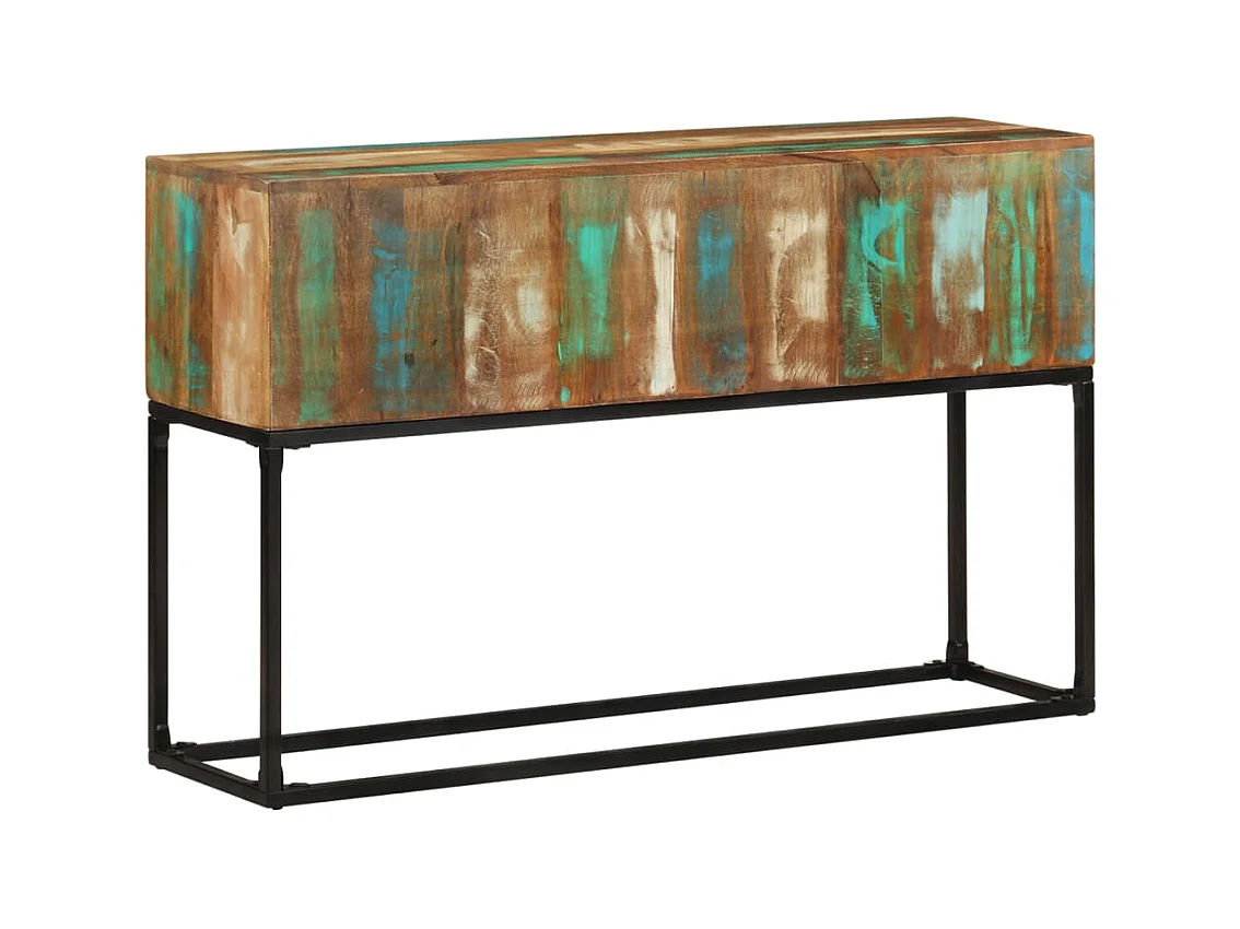 Table console 120x30x75 cm Bois de récupération massif