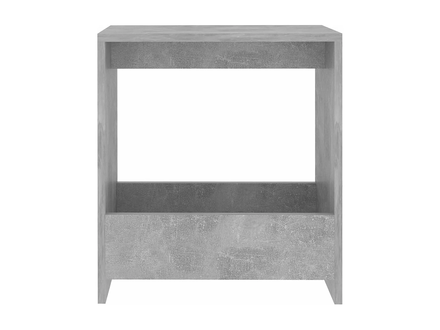 Table d'appoint Gris béton 50x26x50 cm Aggloméré
