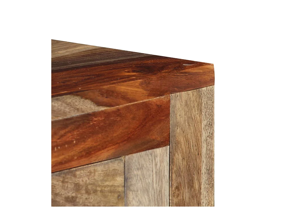 Table console avec 3 tiroirs 120x30x75 cm Bois massif