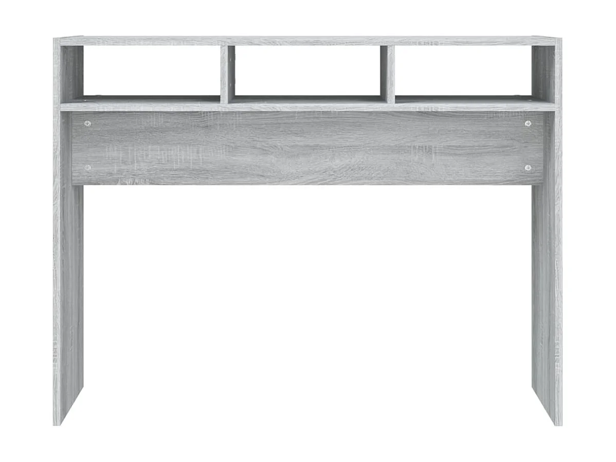 Wandtafel 105x30x80 cm bewerkt hout grijs sonoma eikenkleurig