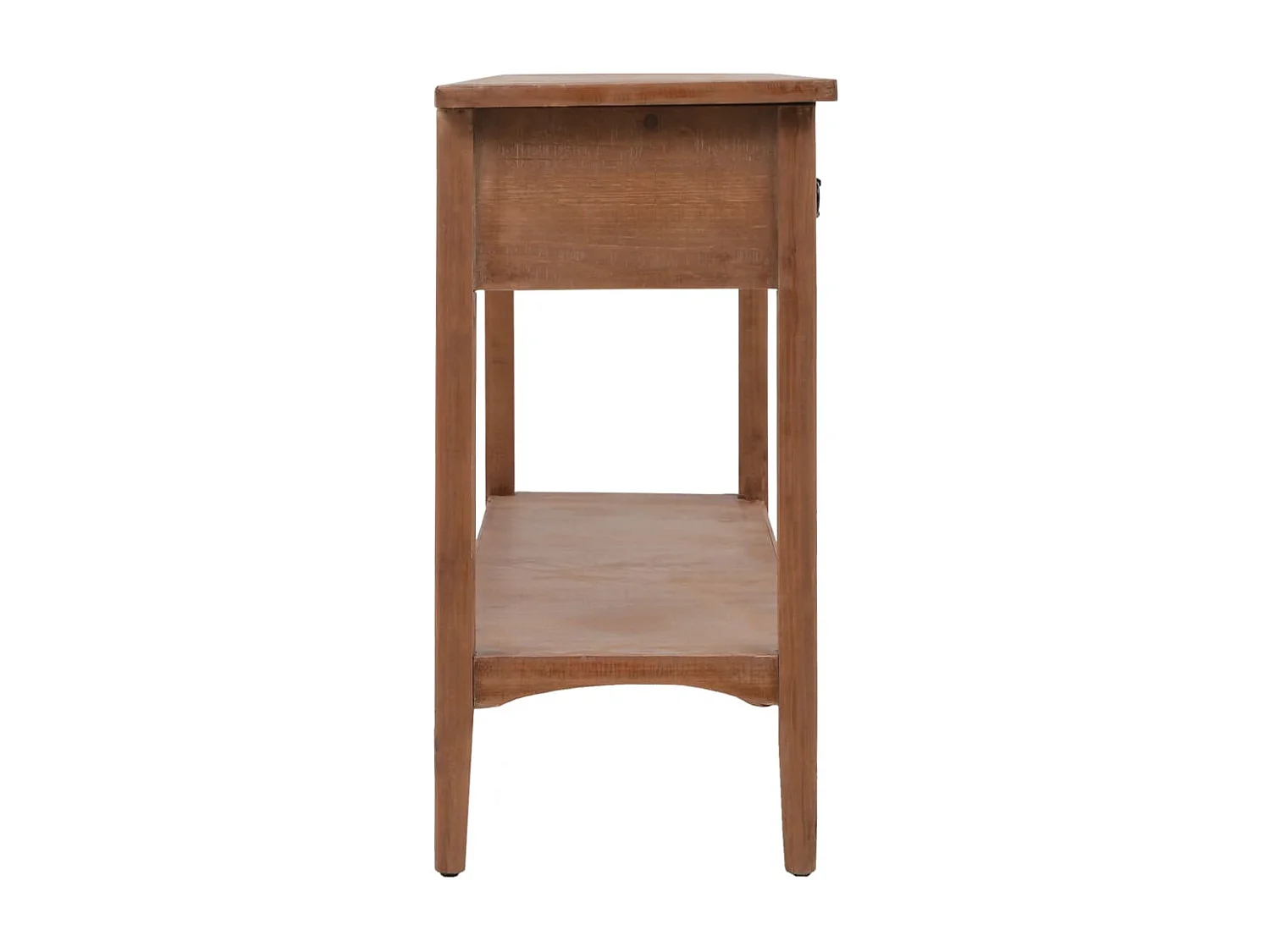 Table console bois de sapin massif 126 x 40 x 77,5 cm Marron