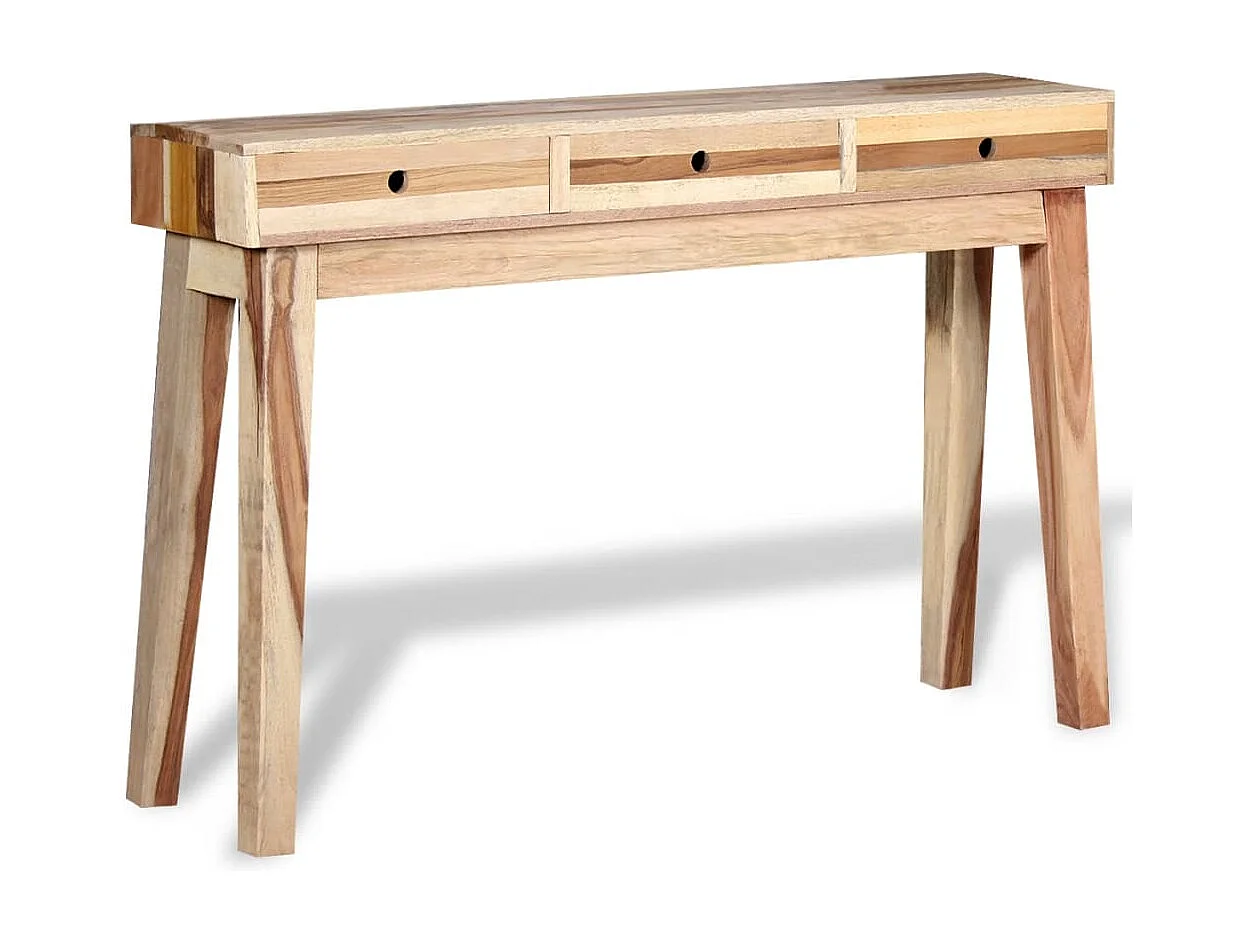 Mesa consola de madera maciza reciclada