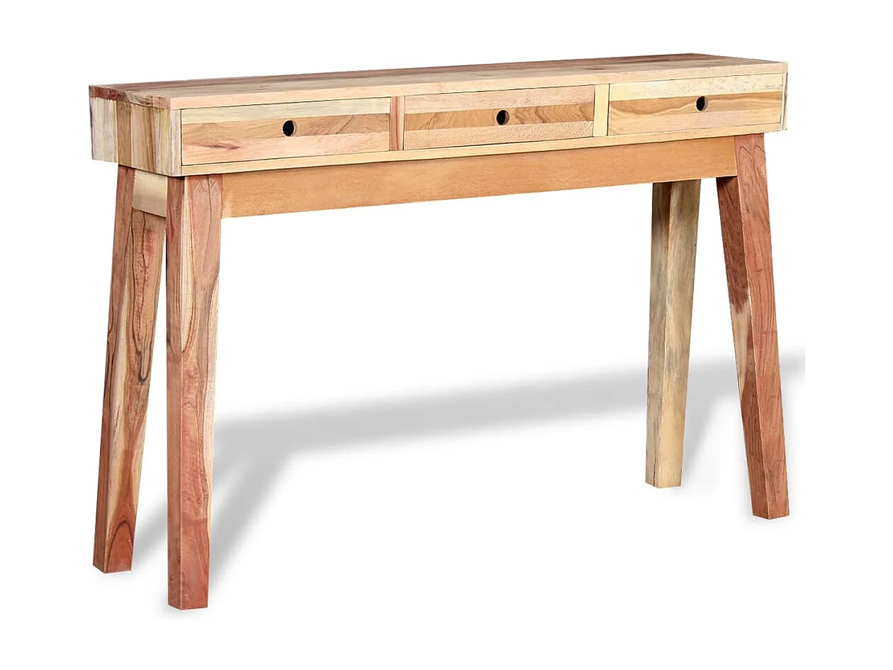 Mesa consola de madera maciza reciclada