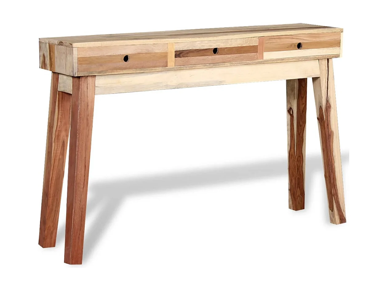 Mesa consola de madera maciza reciclada