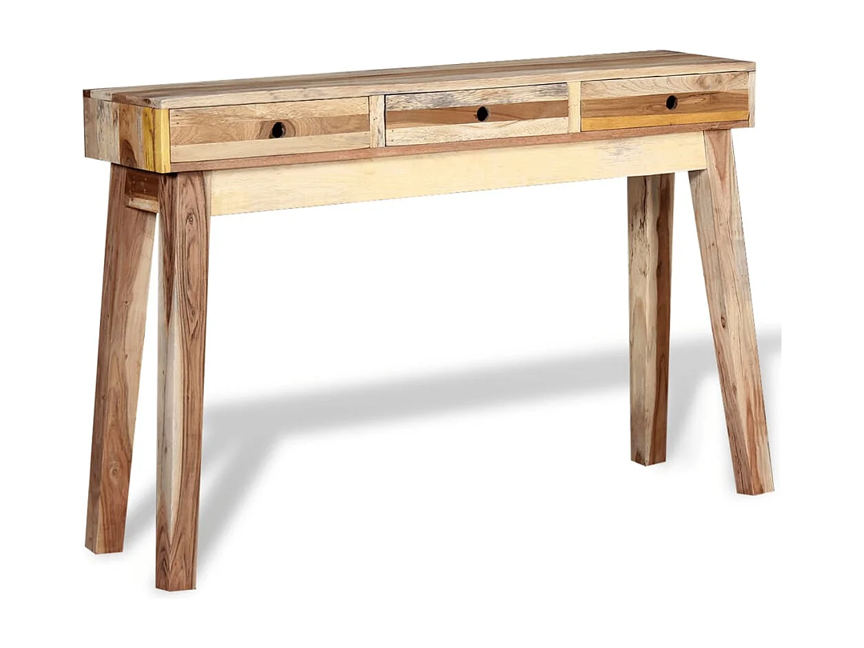 Mesa consola de madera maciza reciclada