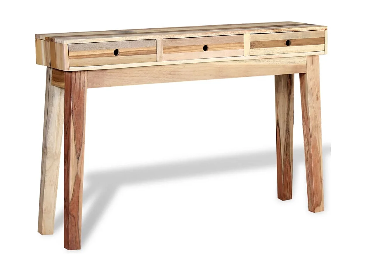 Mesa consola de madera maciza reciclada