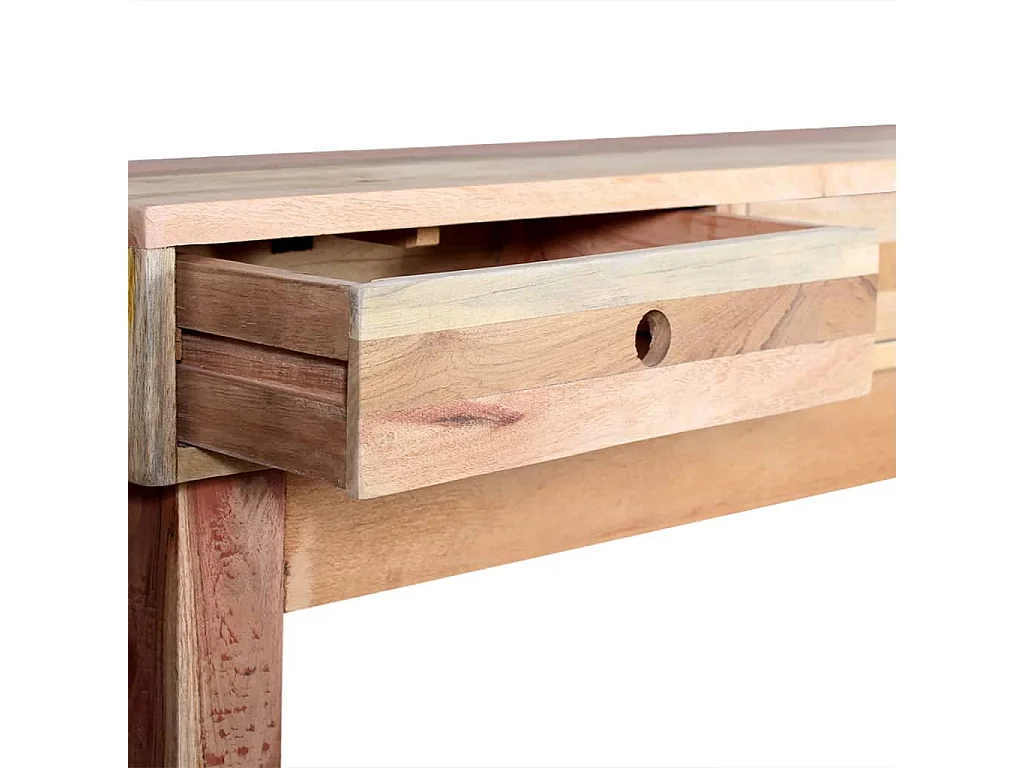Mesa consola de madera maciza reciclada