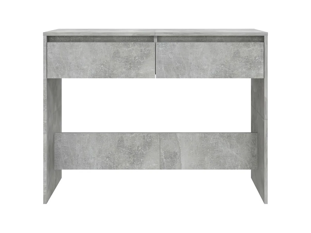 Table console Gris béton 100x35x76,5 cm Aggloméré