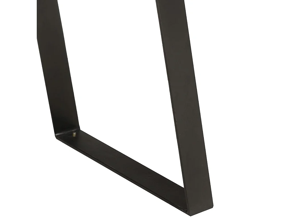 Table console 100x35x76 cm Bois d'acacia avec bord naturel