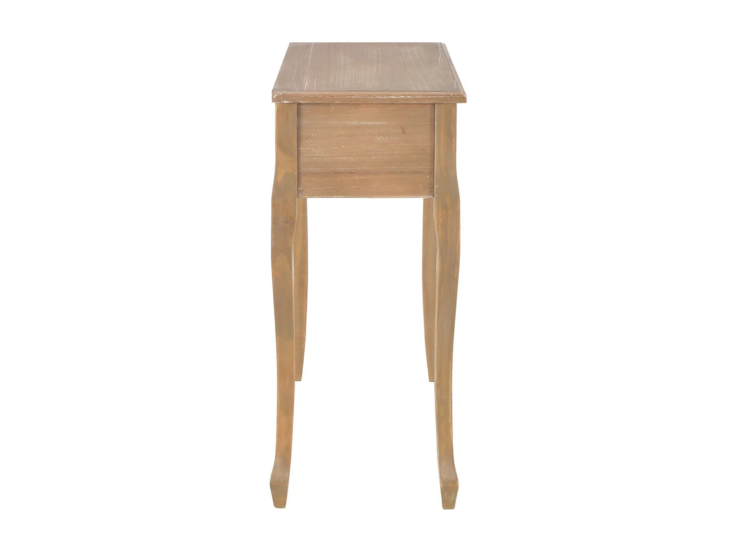 Table de console et coiffeuse avec 3 tiroirs Marron