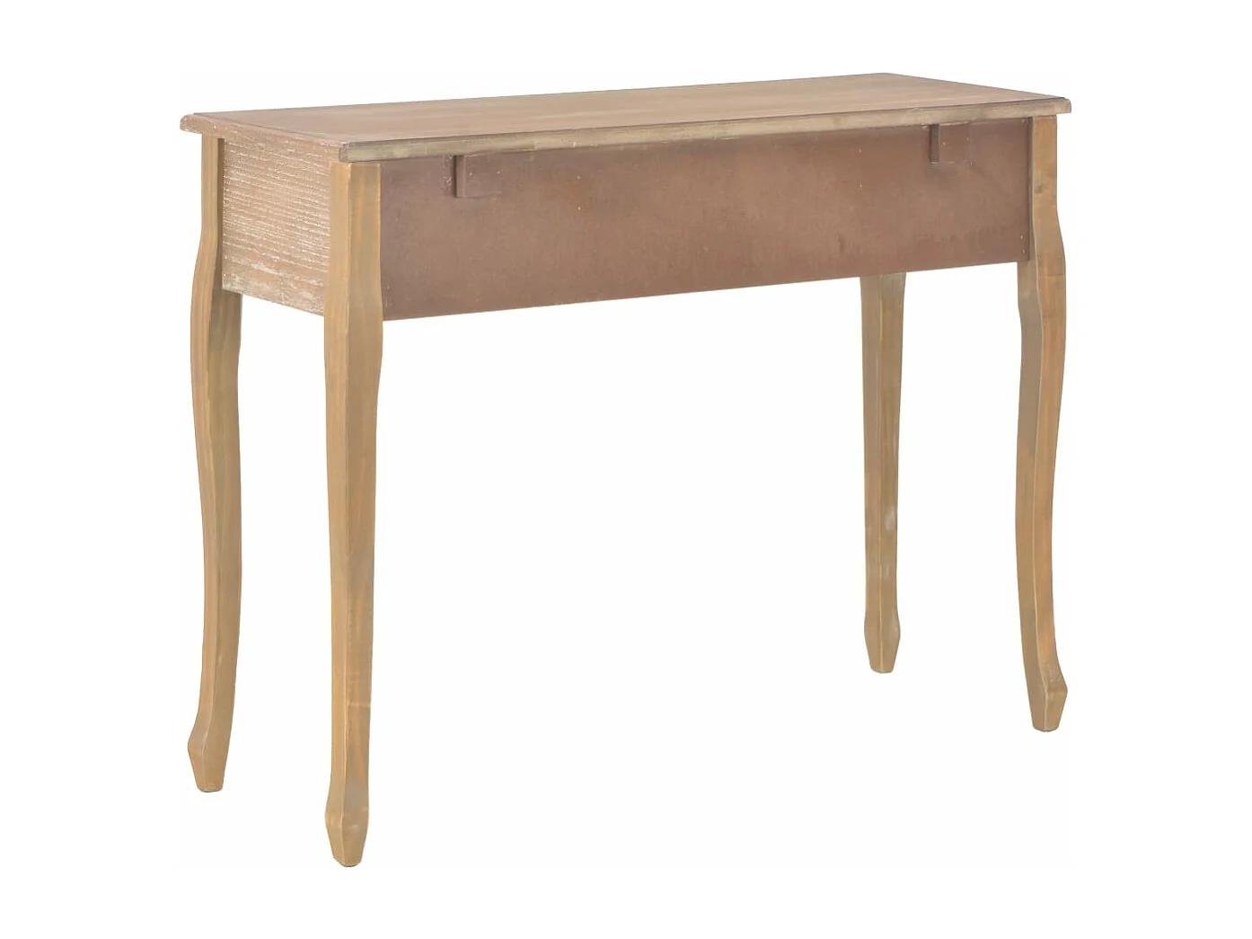 Table de console et coiffeuse avec 3 tiroirs Marron