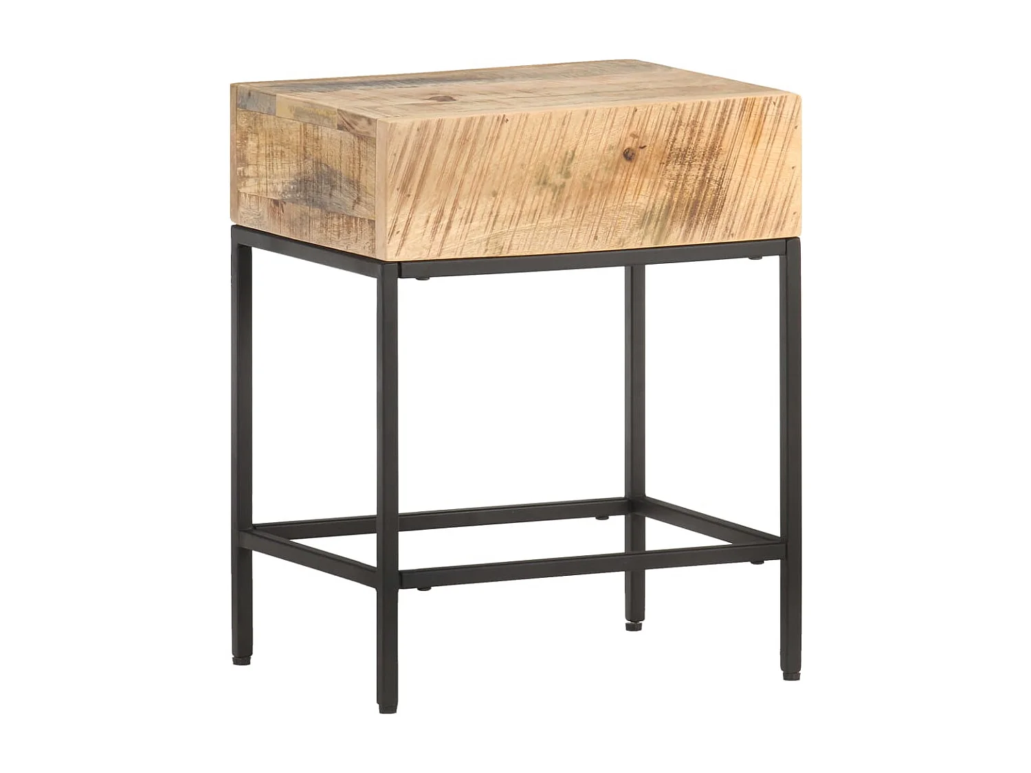 Table d'appoint 40x30x50 cm Bois massif de manguier brut