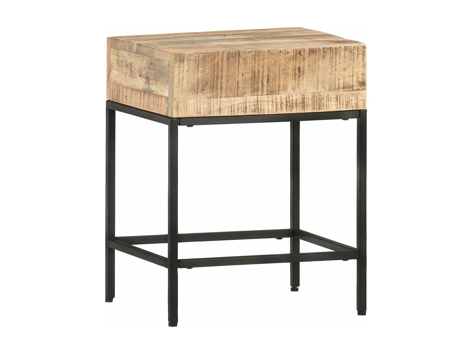Table d'appoint 40x30x50 cm Bois massif de manguier brut