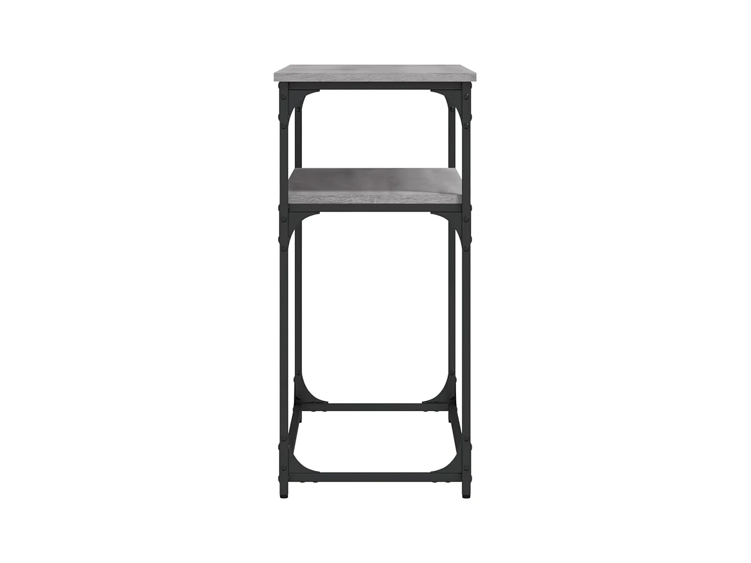Mesa consola 100x35,5x75cm derivados de madeira cinzento sonoma