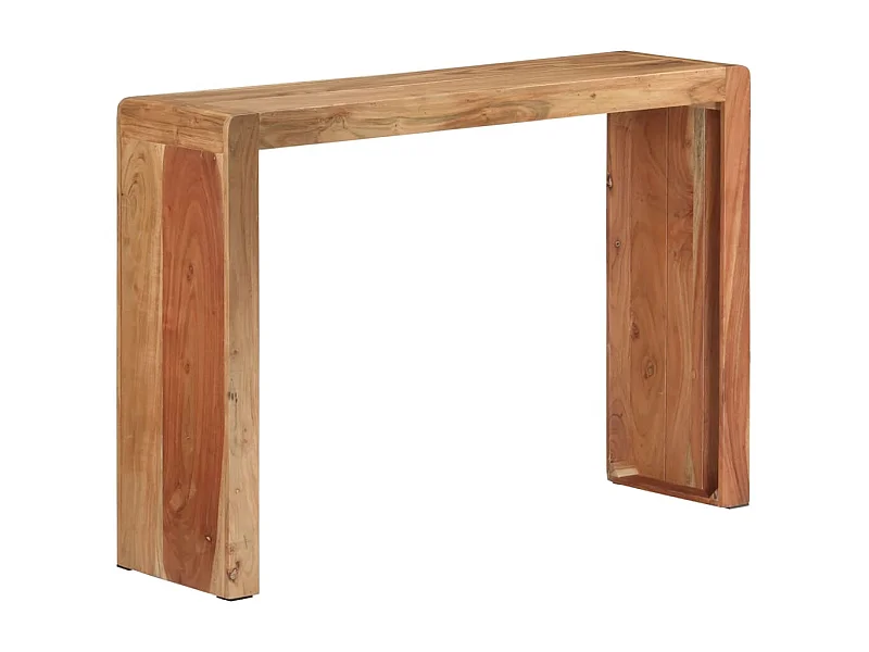 Table console 110x30x76 cm bois massif d'acacia