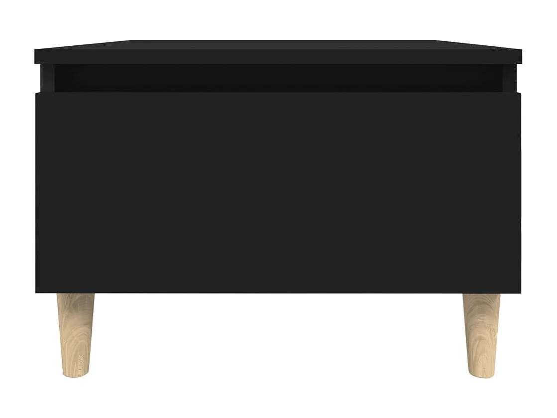 Tables d'appoint 2 pièces Noir 50x46x35 cm Bois d'ingénierie