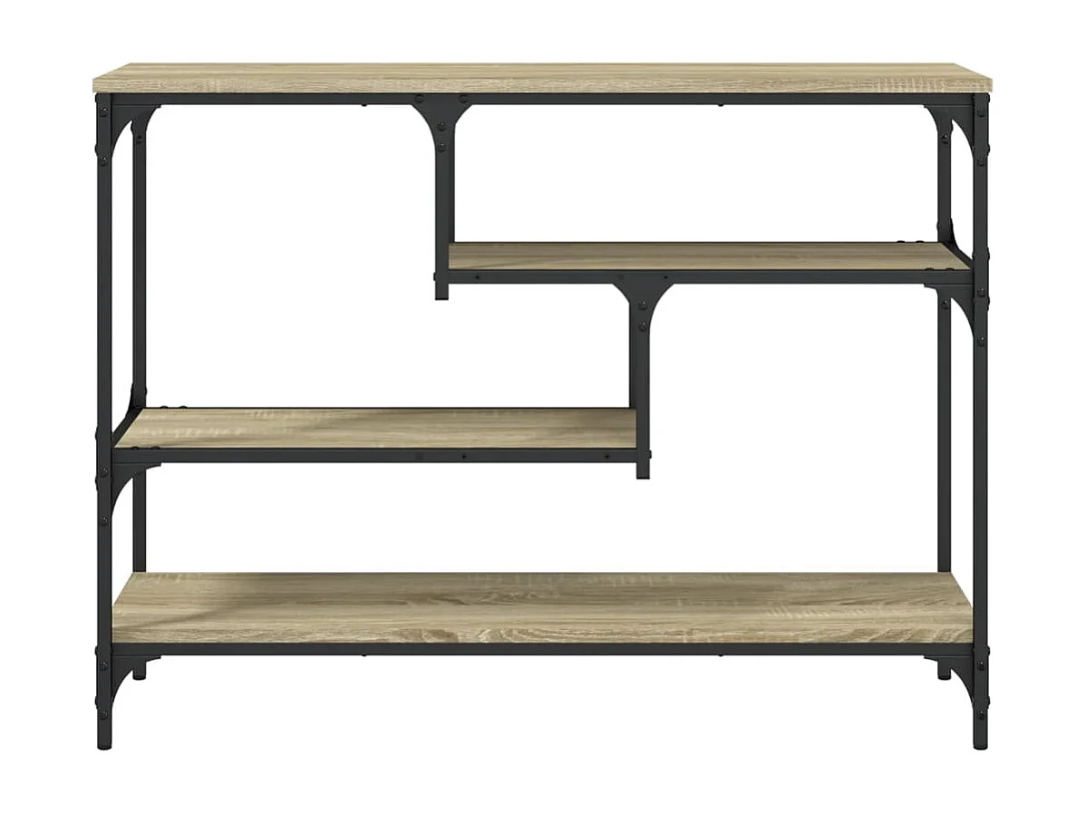 Mesa consola 100x30x75 cm derivados de madeira carvalho sonoma