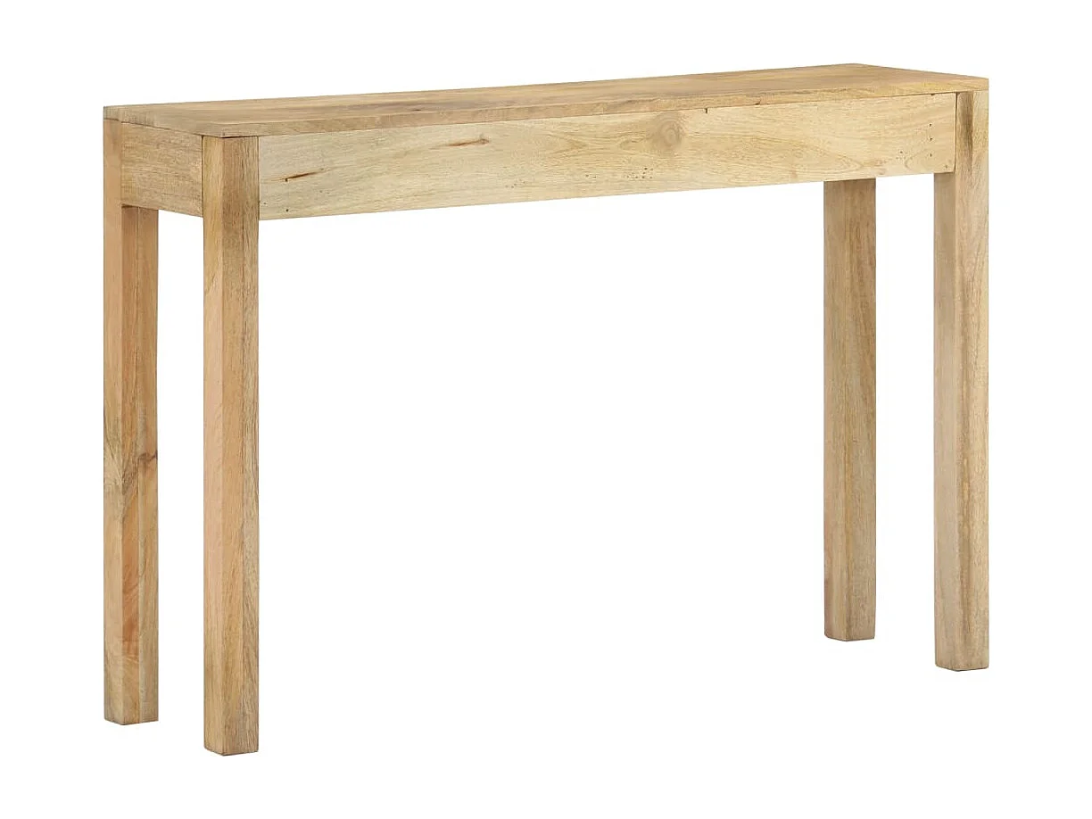 Wandtafel 110x30x75 cm massief gebleekt mangohout