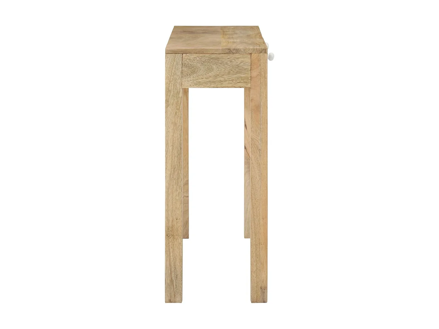 Wandtafel 110x30x75 cm massief gebleekt mangohout