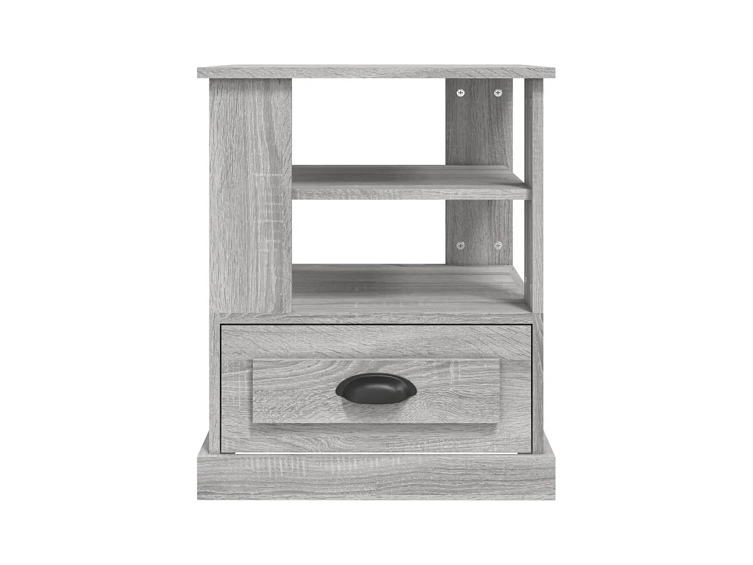 Table d'appoint sonoma gris 50x50x60 cm bois d'ingénierie