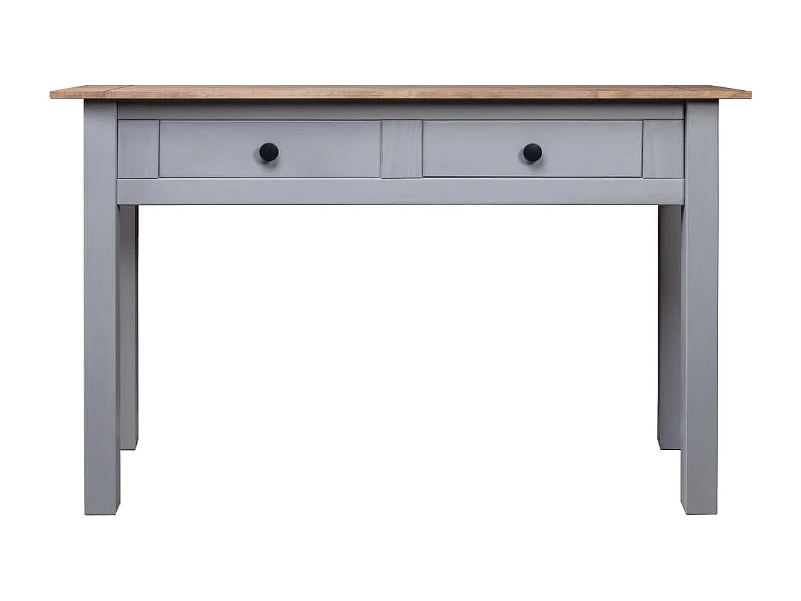 Wandtafel Panama Range 110x40x72 cm massief grenenhout grijs