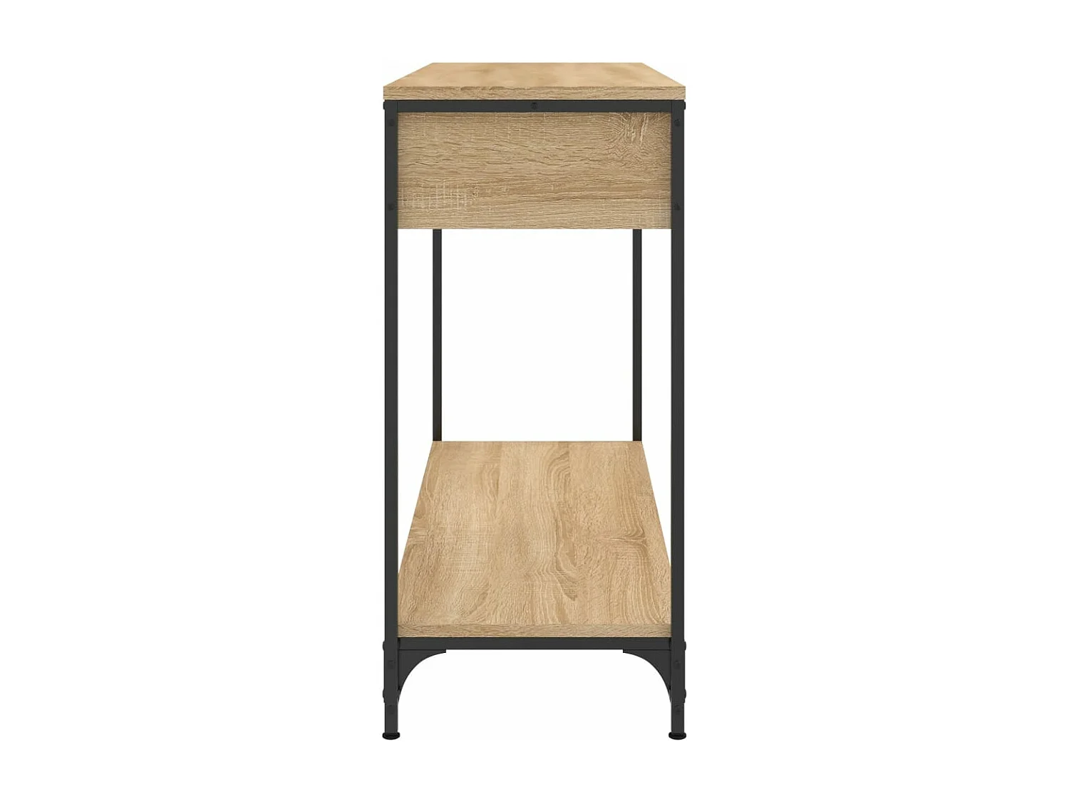 Mesa consola 100x34,5x75cm derivados de madeira carvalho sonoma