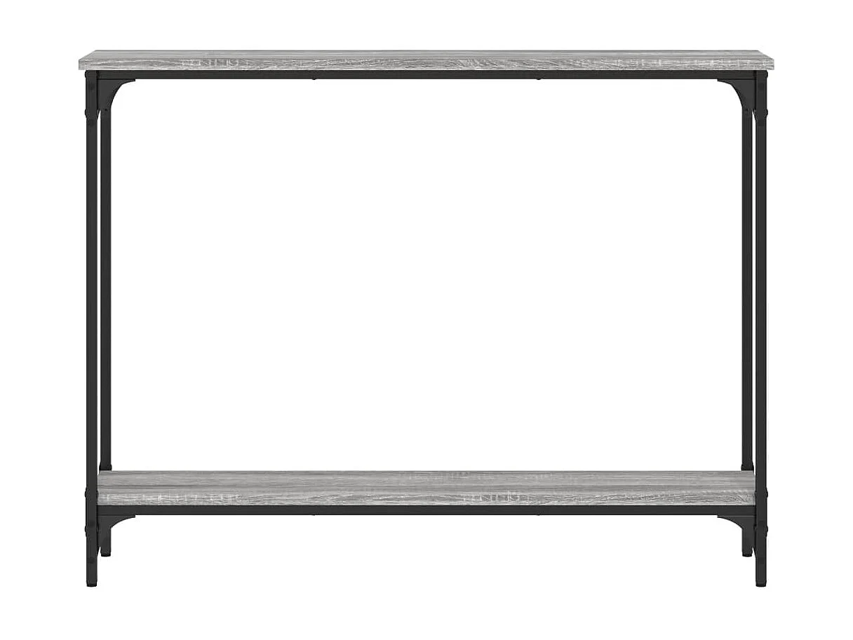 Wandtafel 100x22,5x75 cm bewerkt hout grijs sonoma eikenkleurig