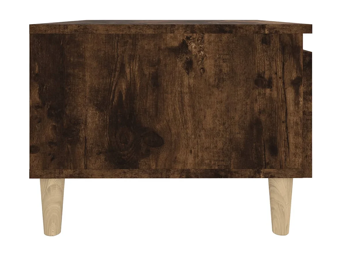 Tables d'appoint 2 pièces Chêne fumé 50x46x35 cm Bois ingénierie