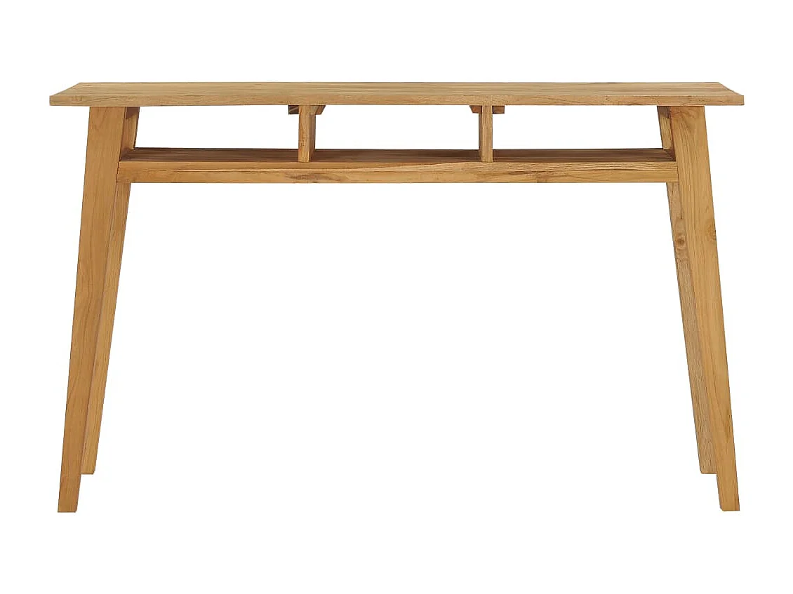 Wandtafel 120x35x75 cm massief teakhout