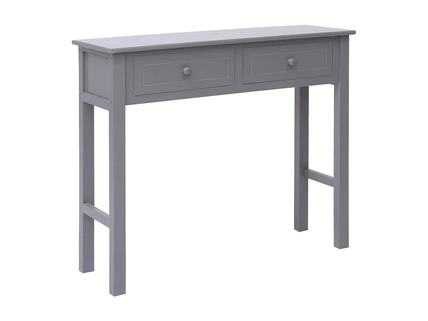 Table console Gris 90 x 30 x 77 cm Bois
