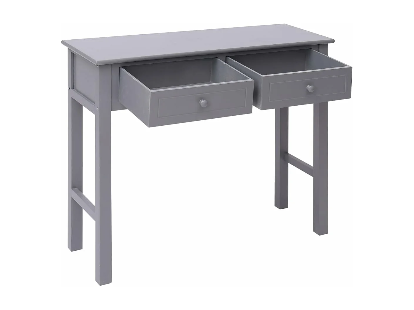 Table console Gris 90 x 30 x 77 cm Bois