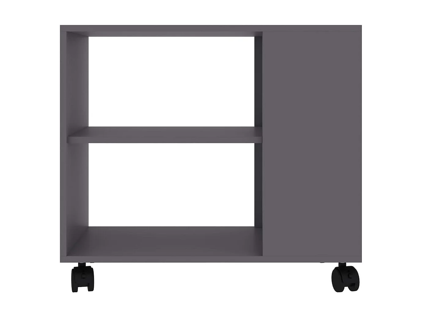 Table d'appoint Gris 70x35x55 cm Bois d'ingénierie