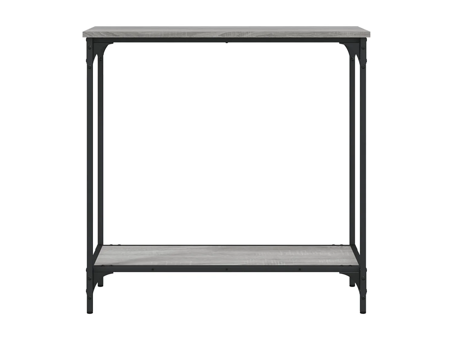 Table console sonoma gris 75x30,5x75 cm bois d'ingénierie