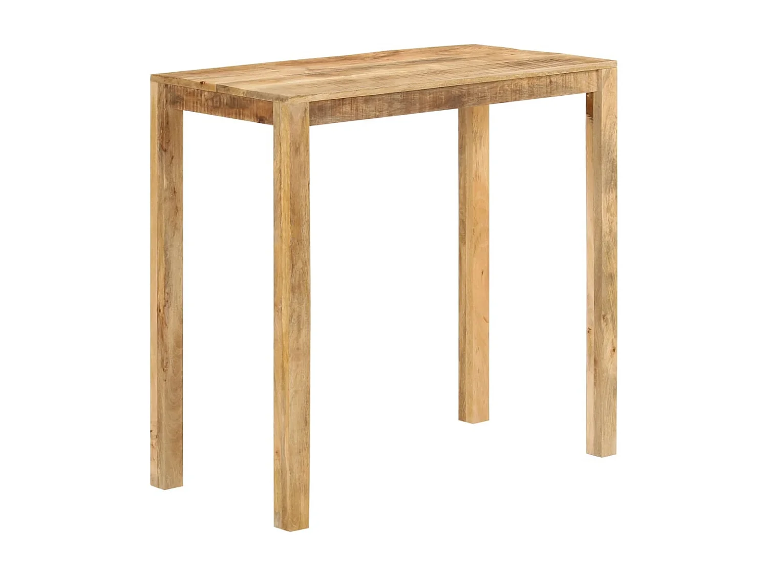 Table de bar 112x55x108 cm Bois de manguier massif