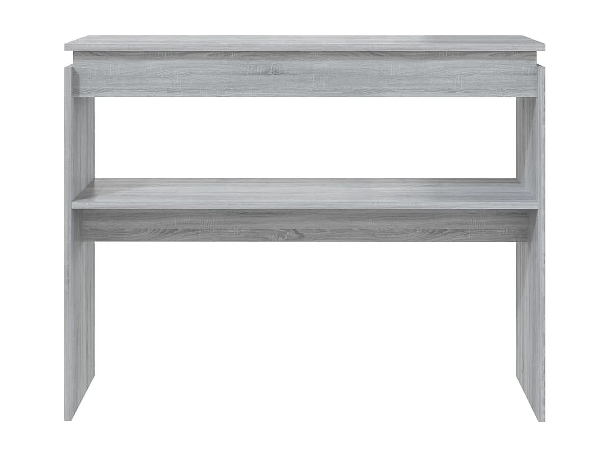 Table console Sonoma gris 102x30x80 cm Bois d'ingénierie