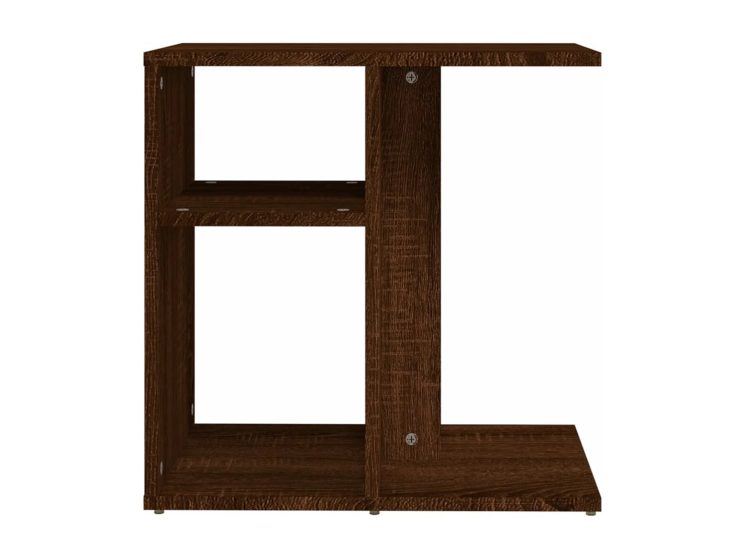 Table d'appoint Chêne marron 50x30x50 cm Bois d'ingénierie