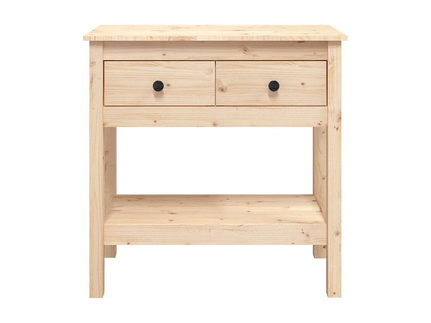 Table console 75x35x75 cm Bois massif de pin