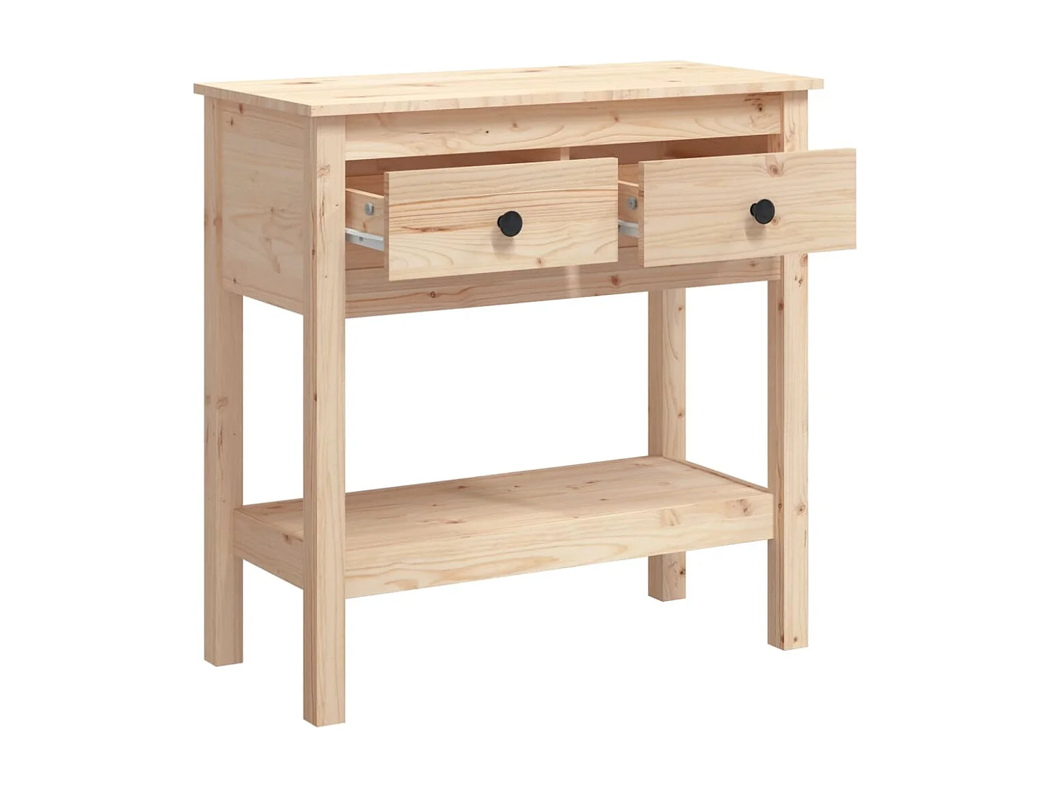 Table console 75x35x75 cm Bois massif de pin