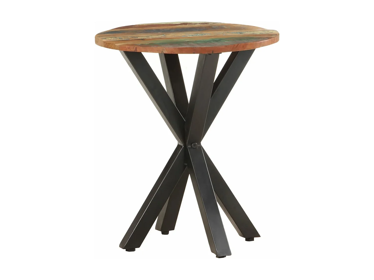 Table d'appoint 48x48x56 cm Bois de récupération massif