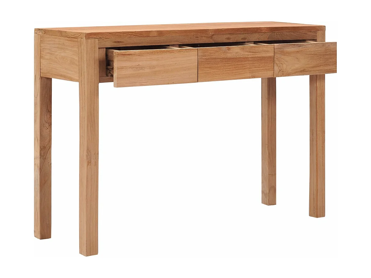 Table console 110x35x75 cm Bois de teck solide