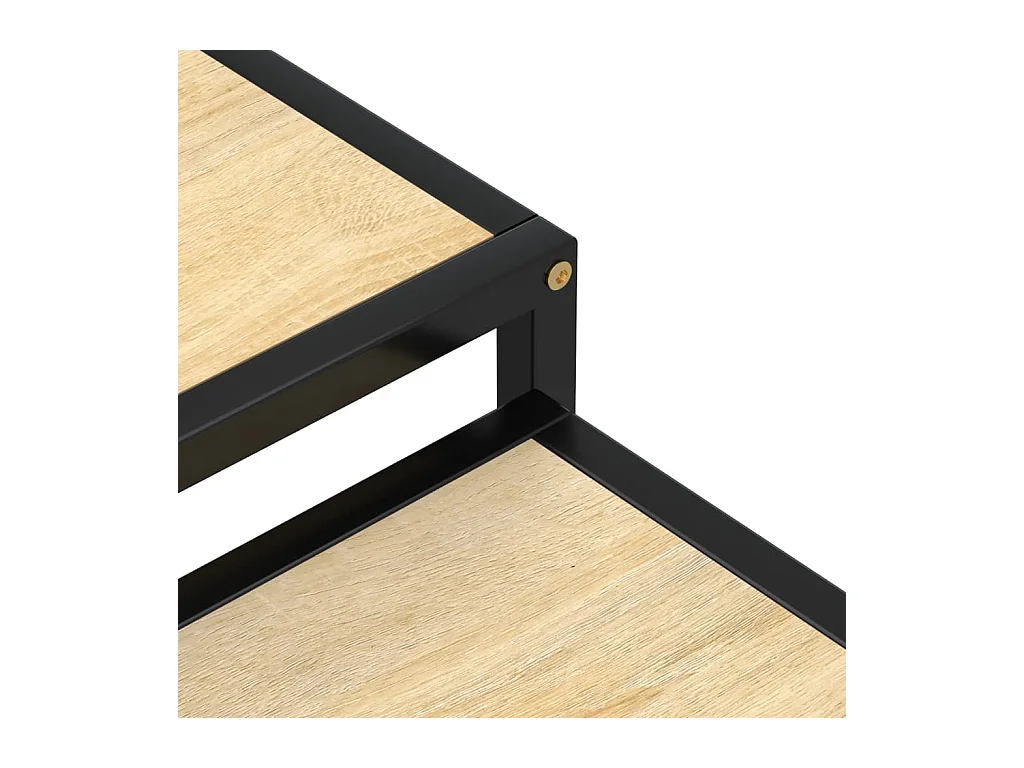 Mesas de centro 2 unidades MDF roble Sonoma