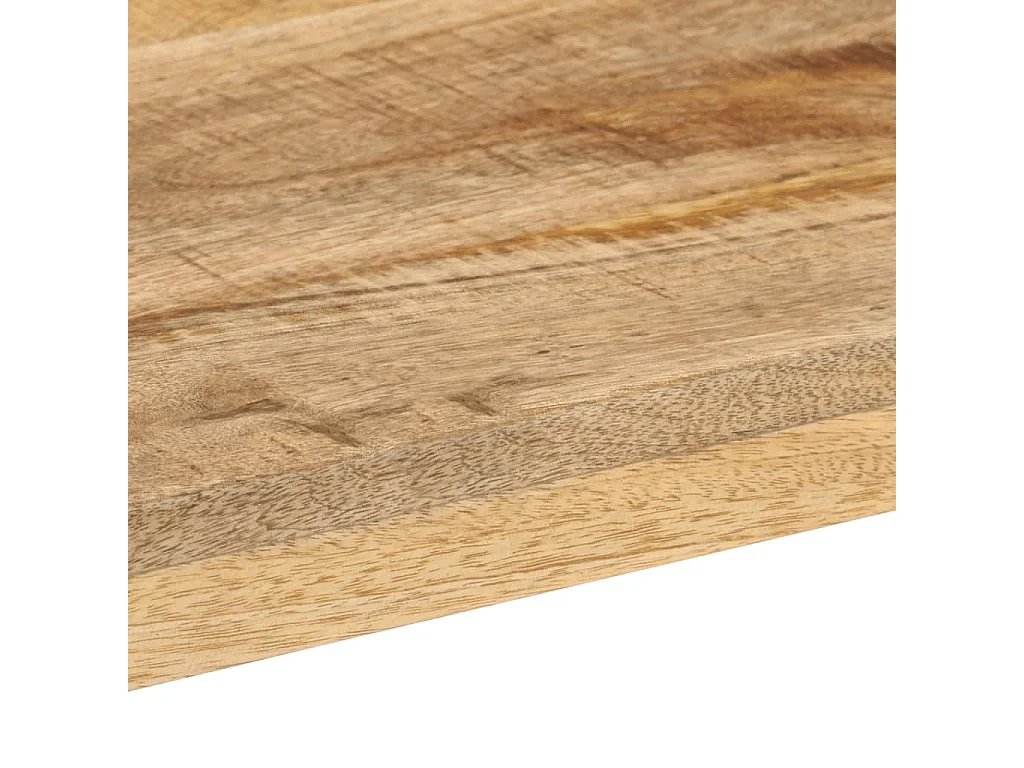 Table console 110x35x76 cm bois de manguier massif brut