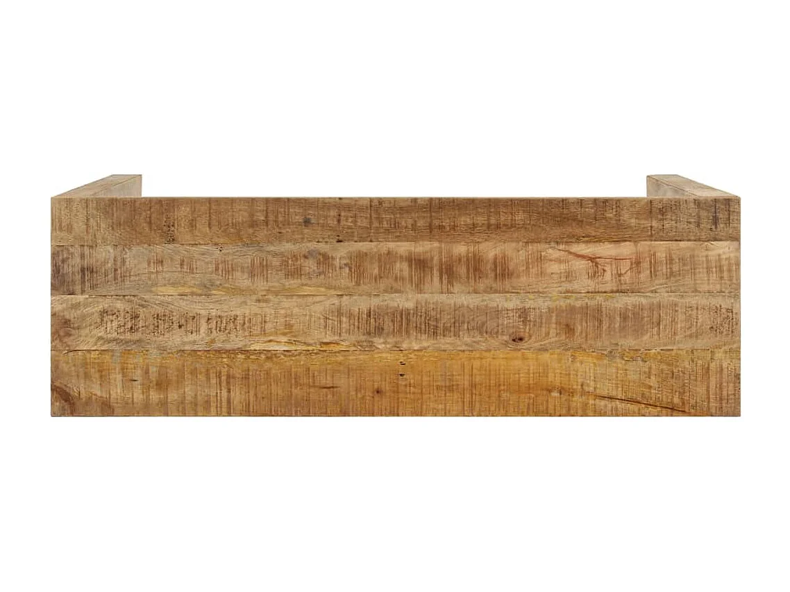 Table console 110x35x76 cm Bois de manguier brut