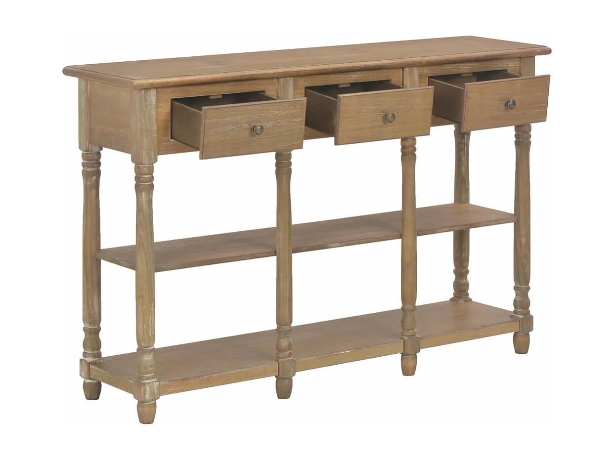 Table console 110x30x76 cm bois d'ingénierie