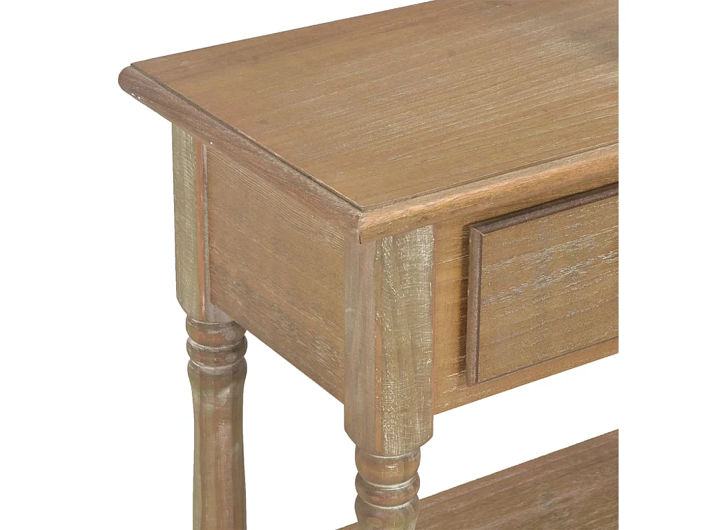 Table console 110x30x76 cm bois d'ingénierie
